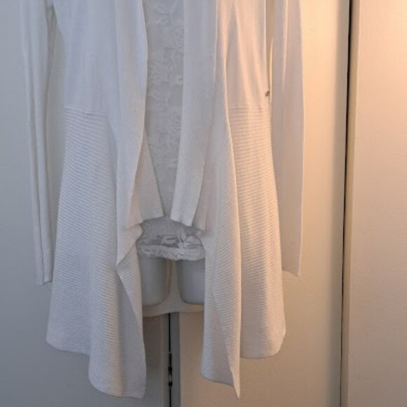 White asynmetrical cardigan Colori Small - Picture 5 of 12